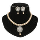 J Pearls Luxe Luminescence Pearl Necklace Set - Swadesiicart