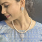 J Pearls Luxe Luminescence Pearl Necklace Set - Swadesiicart