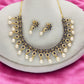 J Pearls Roshan Pearl Necklace Set - Swadesiicart