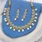 J Pearls Aurora Adornments Pearl Necklace Set - Swadesiicart