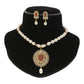 J Pearls Opal Pearl Necklace Set - Swadesiicart