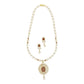 J Pearls Opal Pearl Necklace Set - Swadesiicart