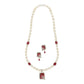 J Pearls Qarin Pearl Necklace Set - Swadesiicart