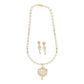 J Pearls Meena Pearl Necklace Set - Swadesiicart