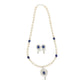 J Pearls Nivid Pearl Necklace Set - Swadesiicart