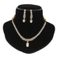 J Pearls Charmed Essence Pearl Necklace Set - Swadesiicart
