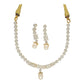 J Pearls Charmed Essence Pearl Necklace Set - Swadesiicart