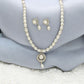 J Pearls Brinda Pearl Necklace Set - Swadesiicart