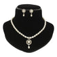 J Pearls Brinda Pearl Necklace Set - Swadesiicart