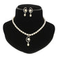 J Pearls Uma Pearl Necklace Set - Swadesiicart