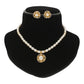 J Pearls Vihara Pearl Necklace Set - Swadesiicart