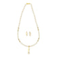 J Pearls Sani Pearl Necklace Set - Swadesiicart