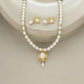 J Pearls Pearlescent Pearl Necklace Set - Swadesiicart