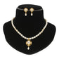 J Pearls Pearlescent Pearl Necklace Set - Swadesiicart