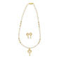 J Pearls Pearlescent Pearl Necklace Set - Swadesiicart
