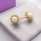 J Pearls Albira Pearl Earrings - Swadesiicart