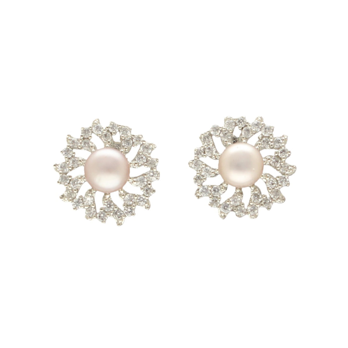 J Pearls Asra Pearl Earrings - Swadesiicart