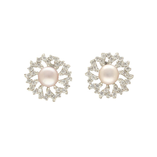 J Pearls Asra Pearl Earrings - Swadesiicart