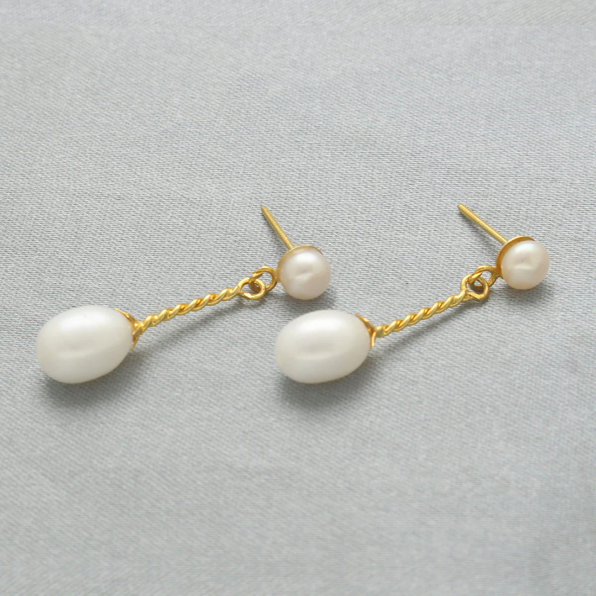 J Pearls Yanis Pearl Earrings - Swadesiicart