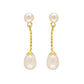 J Pearls Yanis Pearl Earrings - Swadesiicart