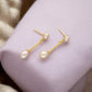 J Pearls Lunai Pearl Earrings - Swadesiicart