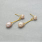 J Pearls Lunai Pearl Earrings - Swadesiicart