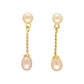 J Pearls Lunai Pearl Earrings - Swadesiicart