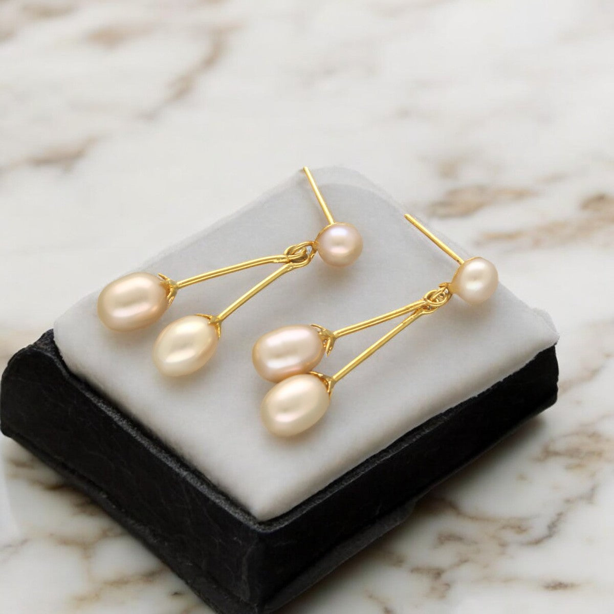 J Pearls Nerai Pearl Earrings - Swadesiicart
