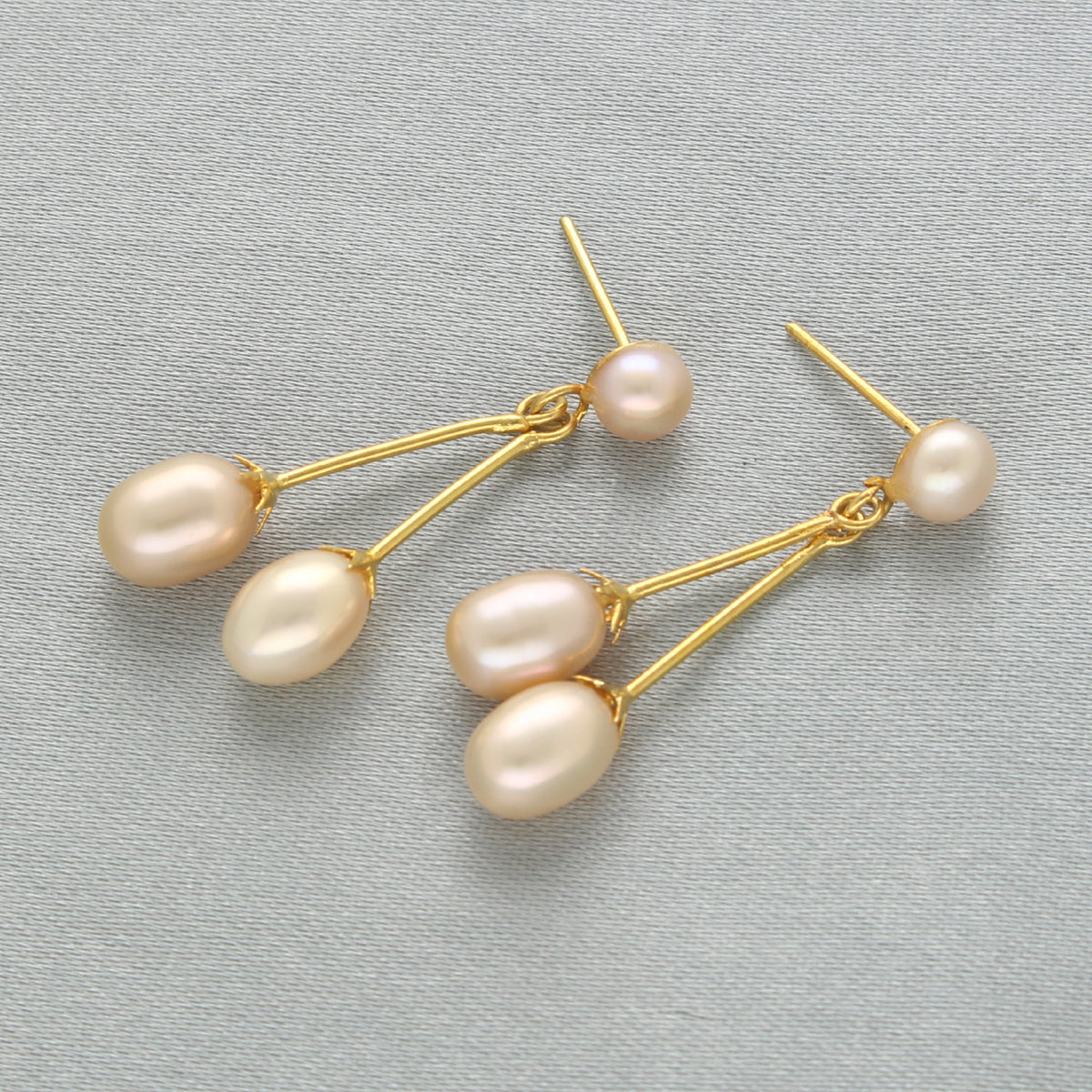 J Pearls Nerai Pearl Earrings - Swadesiicart