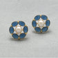 J Pearls Henna Pearl Earrings - Swadesiicart