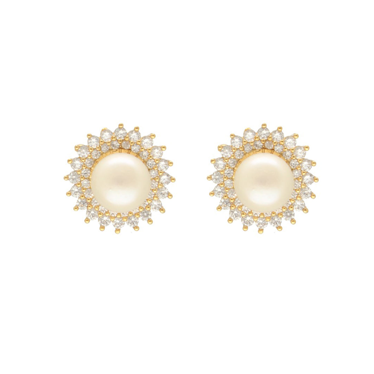 J Pearls Rumi Pearl Earrings - Swadesiicart
