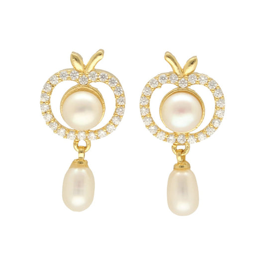 J Pearls Meher Pearl Earrings - Swadesiicart