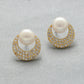 J Pearls Faris Pearl Earrings - Swadesiicart