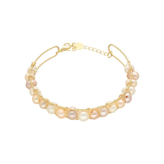 J Pearls Percy Pearl Bracelet - Swadesiicart