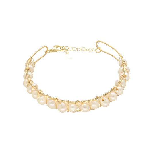 J Pearls Esita Pearl Bracelet - Swadesiicart
