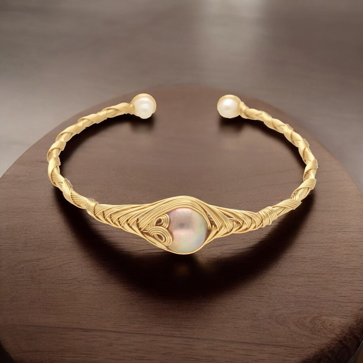 J Pearls Opulent Pearl Bracelet - Swadesiicart
