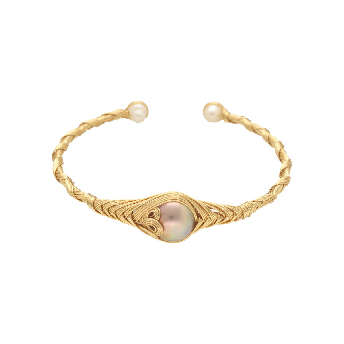J Pearls Opulent Pearl Bracelet - Swadesiicart