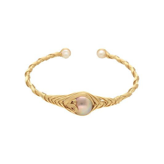 J Pearls Opulent Pearl Bracelet - Swadesiicart