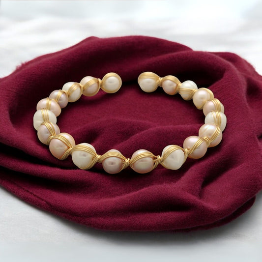 J Pearls Amolak Pearl Bracelet - Swadesiicart