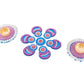 Kundan HandiKrafts Designer Double Round Blue (Baby) - Swadesiicart