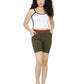 Asmaani Olive Green Color Short Pant with Two Side Pockets