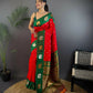 Joban Fashion Green Butti Banarasi Silk Sarees | Swadesiicart