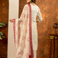 Lorenvalley Fashion Offwhite Marina Silk Multi Embroidery Thread with Hand work Kurta Pant Dupatta - Swadesiicart