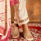 Lorenvalley Fashion Offwhite Marina Silk Multi Embroidery Thread with Hand work Kurta Pant Dupatta - Swadesiicart