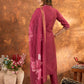Lorenvalley Fashion Gajari Roman Silk Embroidery Sequins with Hand work Kurta Pant Dupatta | Swadesiicart