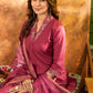 Lorenvalley Fashion Gajari Roman Silk Embroidery Sequins with Hand work Kurta Pant Dupatta | Swadesiicart