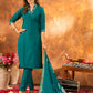 Lorenvalley Fashion Rama Roman Silk Embroidery Sequins with Hand work Kurta Pant Dupatta - Swadesiicart