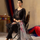 Lorenvalley Fashion Black Roman Silk Embroidery Sequins with Hand work Kurta Pant Dupatta - Swadesiicart