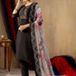 Lorenvalley Fashion Black Roman Silk Embroidery Sequins with Hand work Kurta Pant Dupatta - Swadesiicart