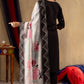 Lorenvalley Fashion Black Roman Silk Embroidery Sequins with Hand work Kurta Pant Dupatta - Swadesiicart